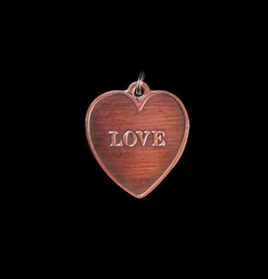 CIONDOLI |  | Cuoricino con scritta love 