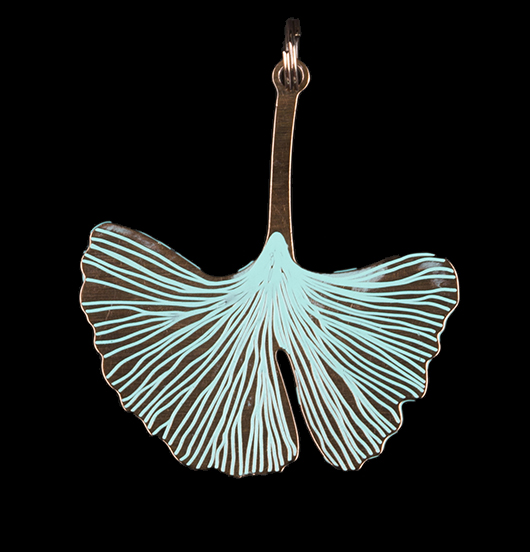 CIONDOLI |  | La foglia di ginkgo biloba simbolo di rinascita