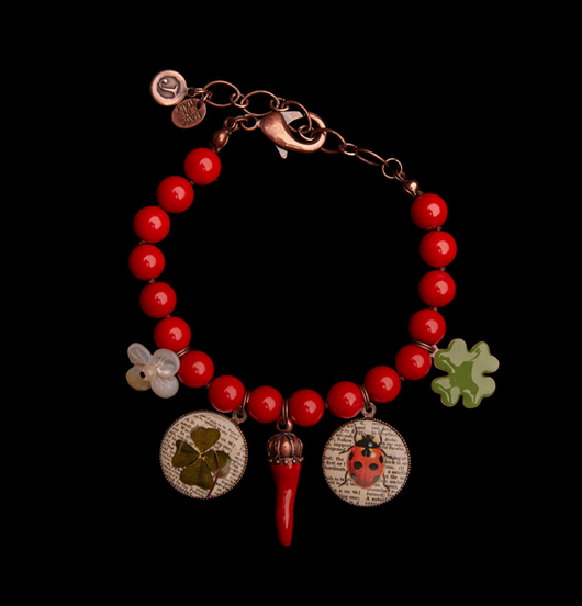 BRACCIALI | Fortuna | Bracciale corallo bamboo