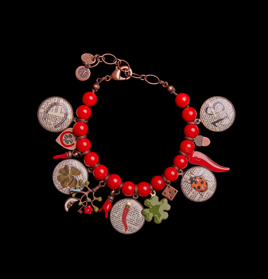 BRACCIALI | Fortuna | Bracciale corallo bamboo